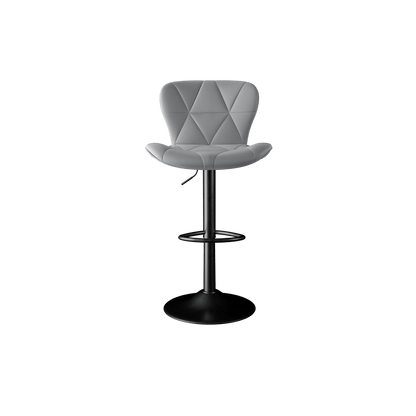 Faux Leather Swivel Bar Stools, Set of 2, Adjustable Height (view 100)
