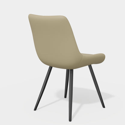 Leather Mid-Century Dining Chairs, Set of 2, 20" Wide (view 37)