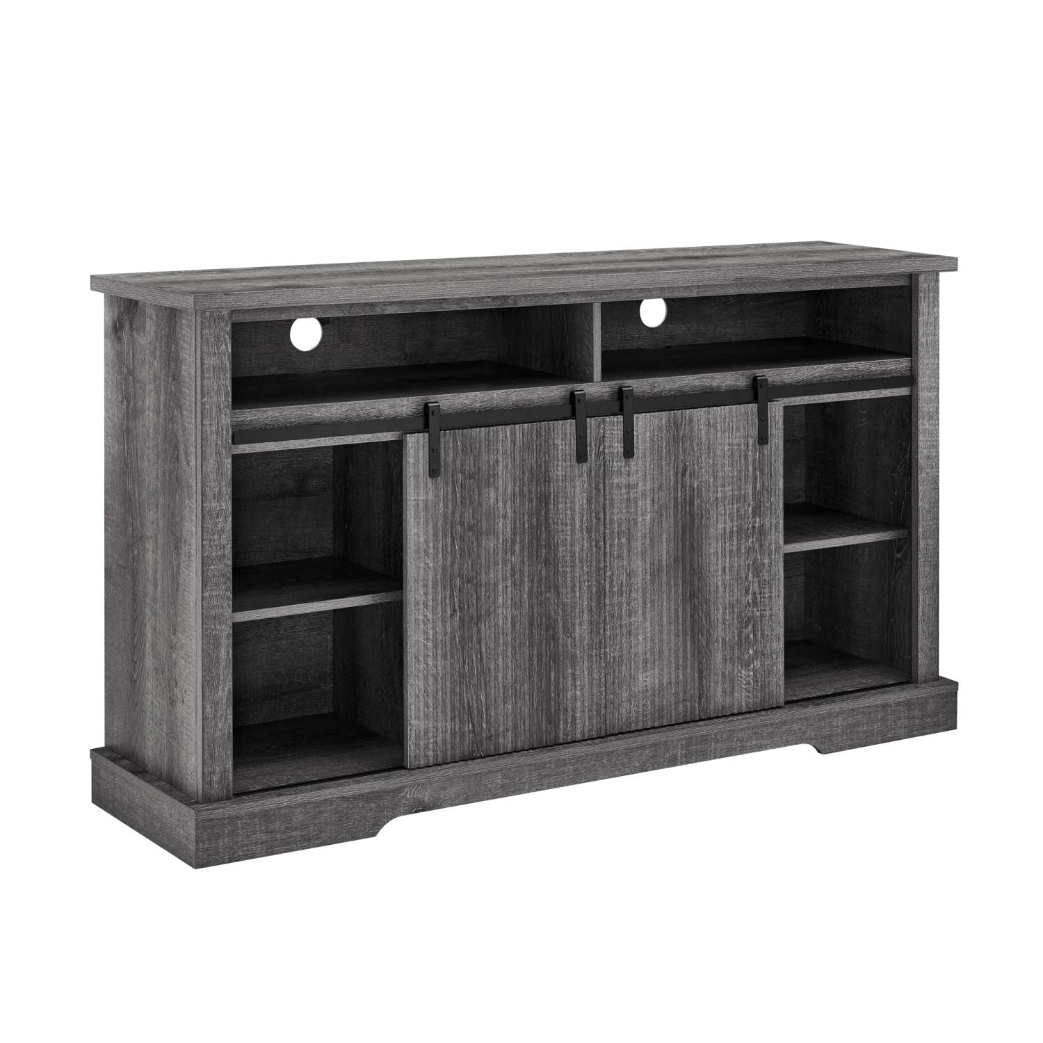 65" TV Mid-Century TV Stand, Gray, 57.9" Wide (view 10)