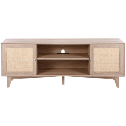 75" TV Mid-Century TV Stand, Oak, 60" Wide (view 10)