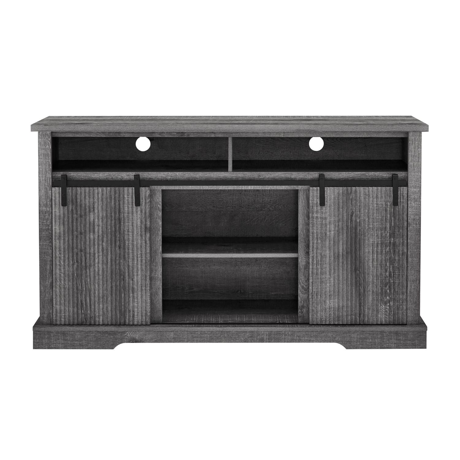 65" TV Mid-Century TV Stand, Gray, 57.9" Wide (view 7)