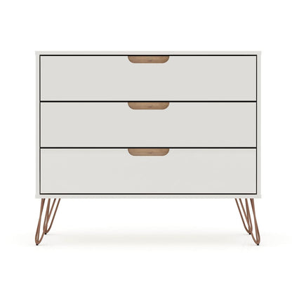3-Drawer Mid-Century Dresser, 34" Tall (view 2)
