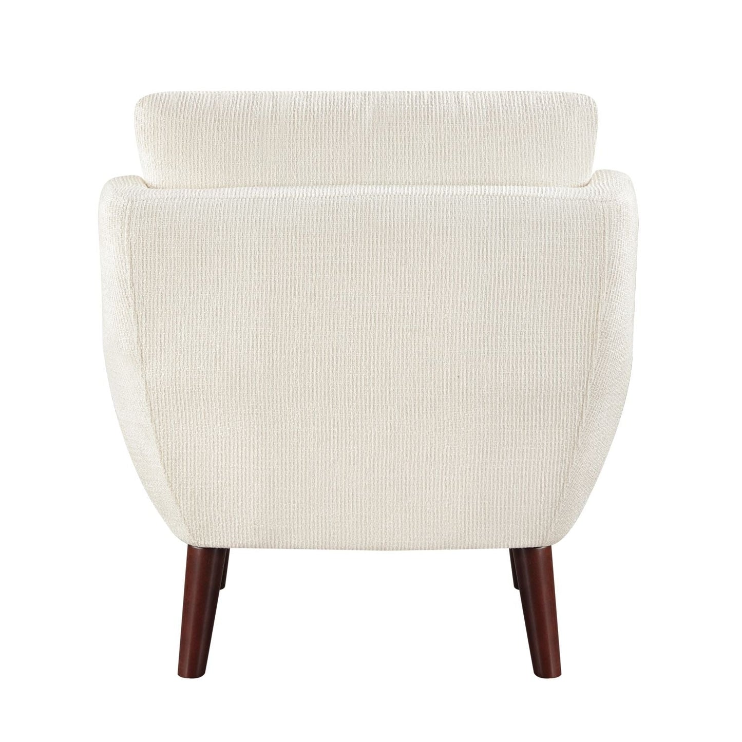 Chenille Mid-Century Accent Chair, Beige, 26.5" Wide (view 8)