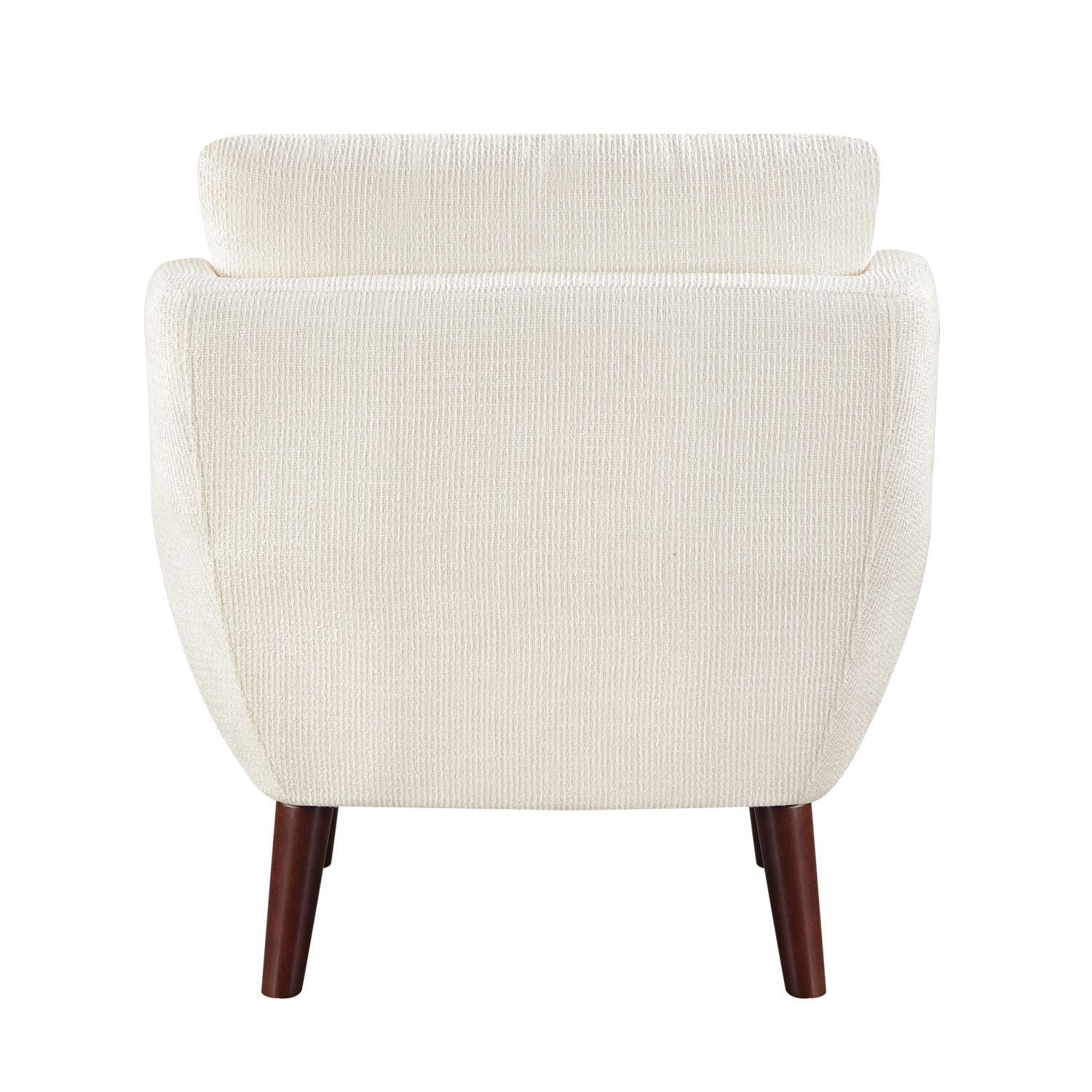 Chenille Mid-Century Accent Chair, Beige, 26.5" Wide (view 8)