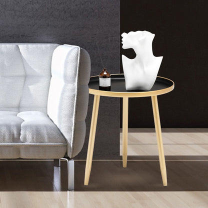 Metal Mid-Century Nightstand, Gold, 17" Wide (view 2)
