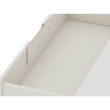 3-Drawer Mid-Century Dresser, White (Style 2) (view 8)