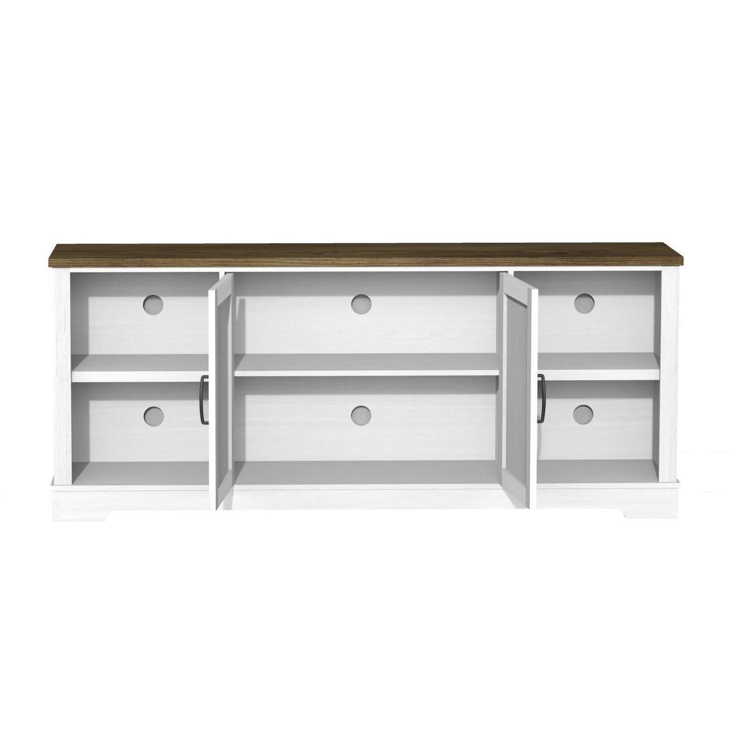80" TV Mid-Century TV Stand, Blue (view 18)