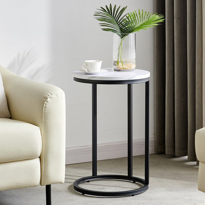 Mid-Century End Table, Black, 22" Wide (view 2)