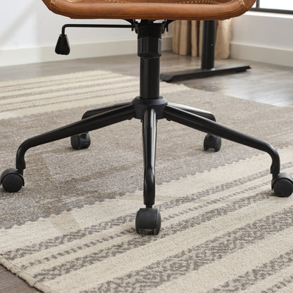 Upholstered Mid-Century Accent Chair, Brown, 26" Wide (view 16)