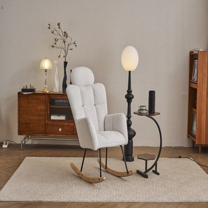 Teddy Mid-Century Accent Chair, Ivory (view 14)