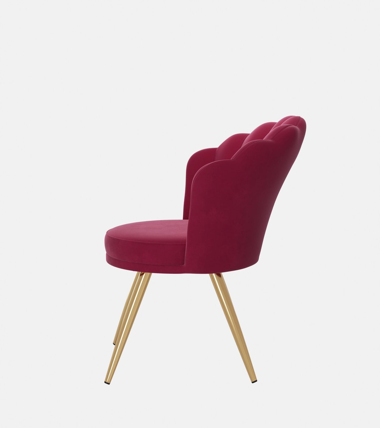 Velvet Mid-Century Accent Chair, Gold (view 17)