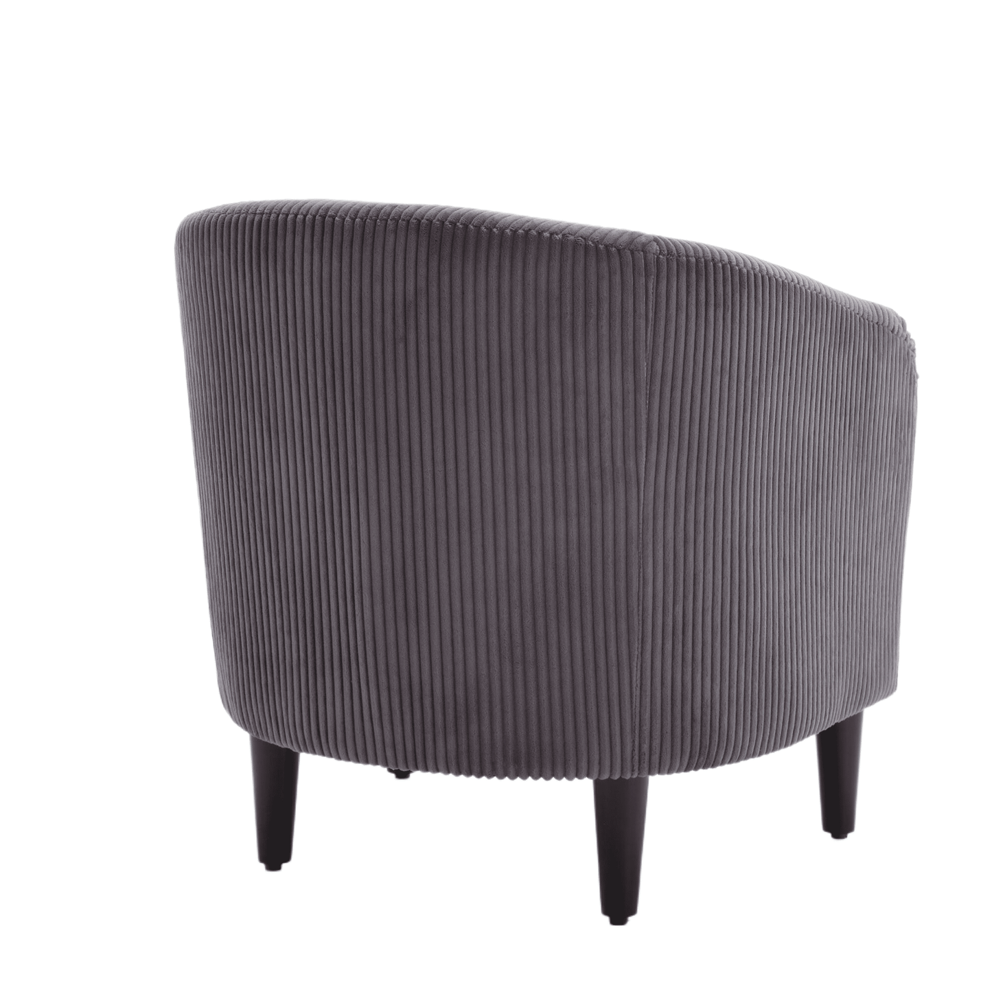 Upholstered 3-Seat Mid-Century Sofa, Black (view 63)