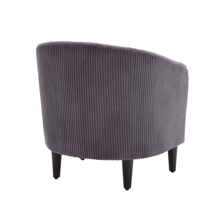 Upholstered 3-Seat Mid-Century Sofa, Black (view 63)