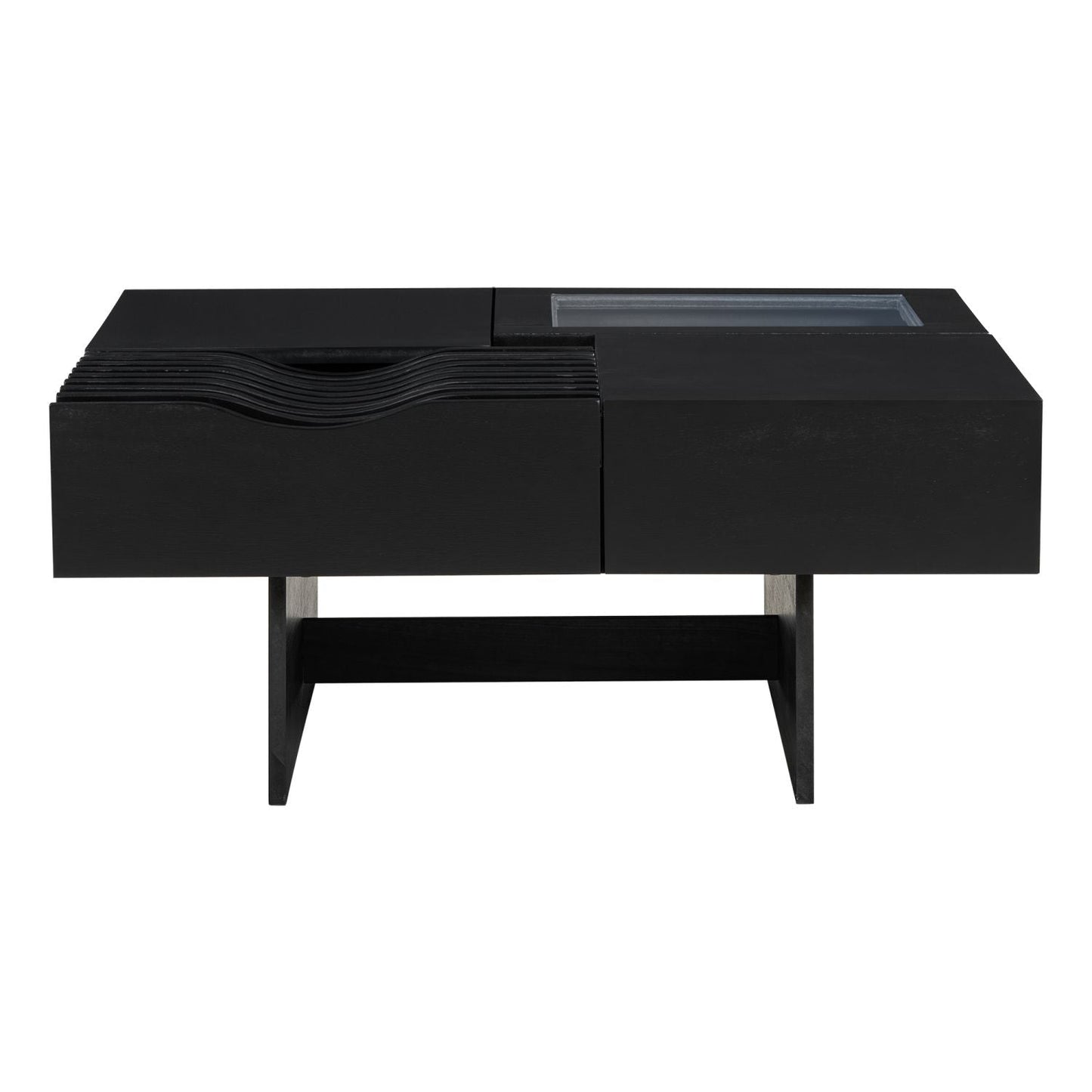 Solid Wood Mid-Century Coffee Table, White, 42" Wide (view 17)