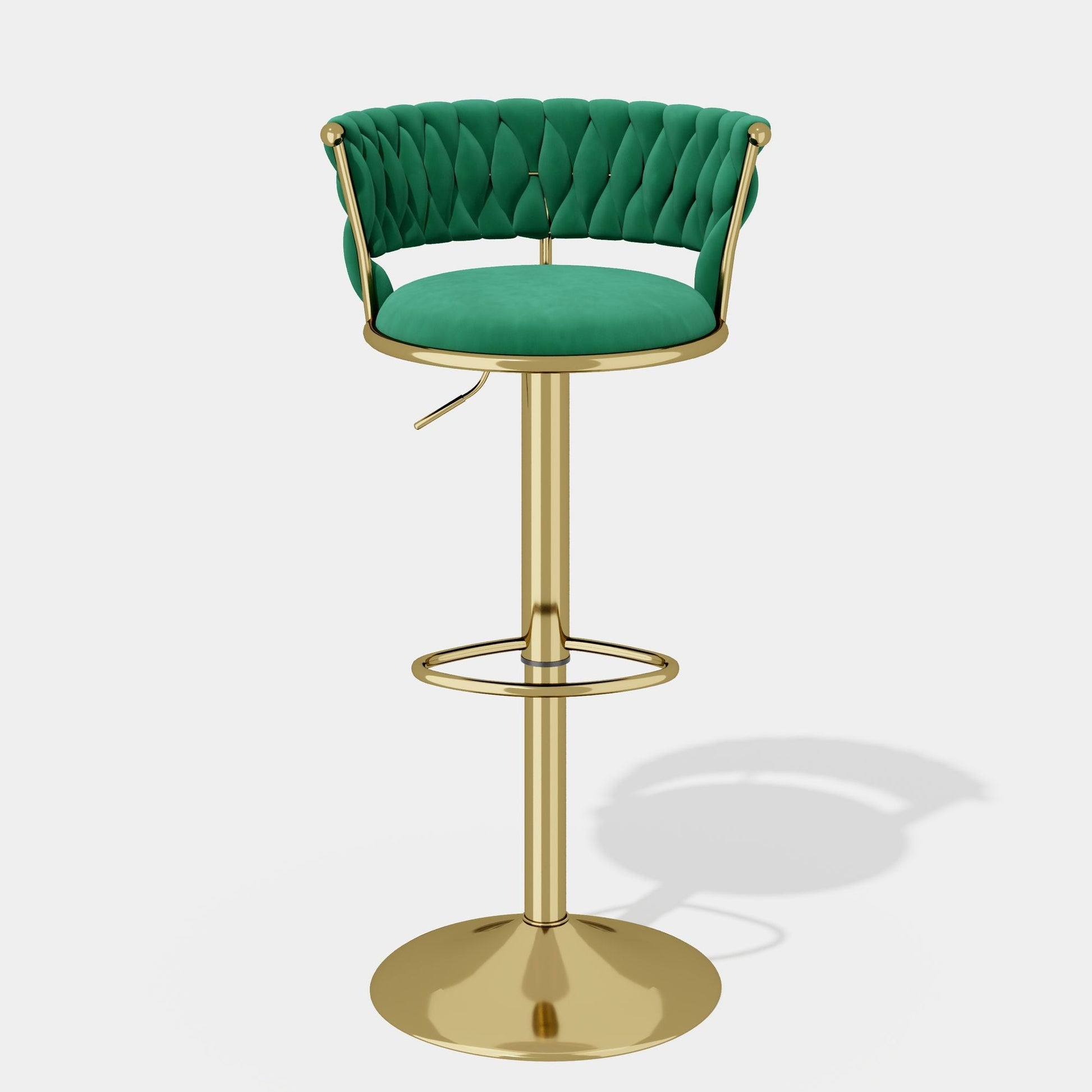 Velvet Swivel Bar Stools, Set of 2, 18" Wide (view 48)