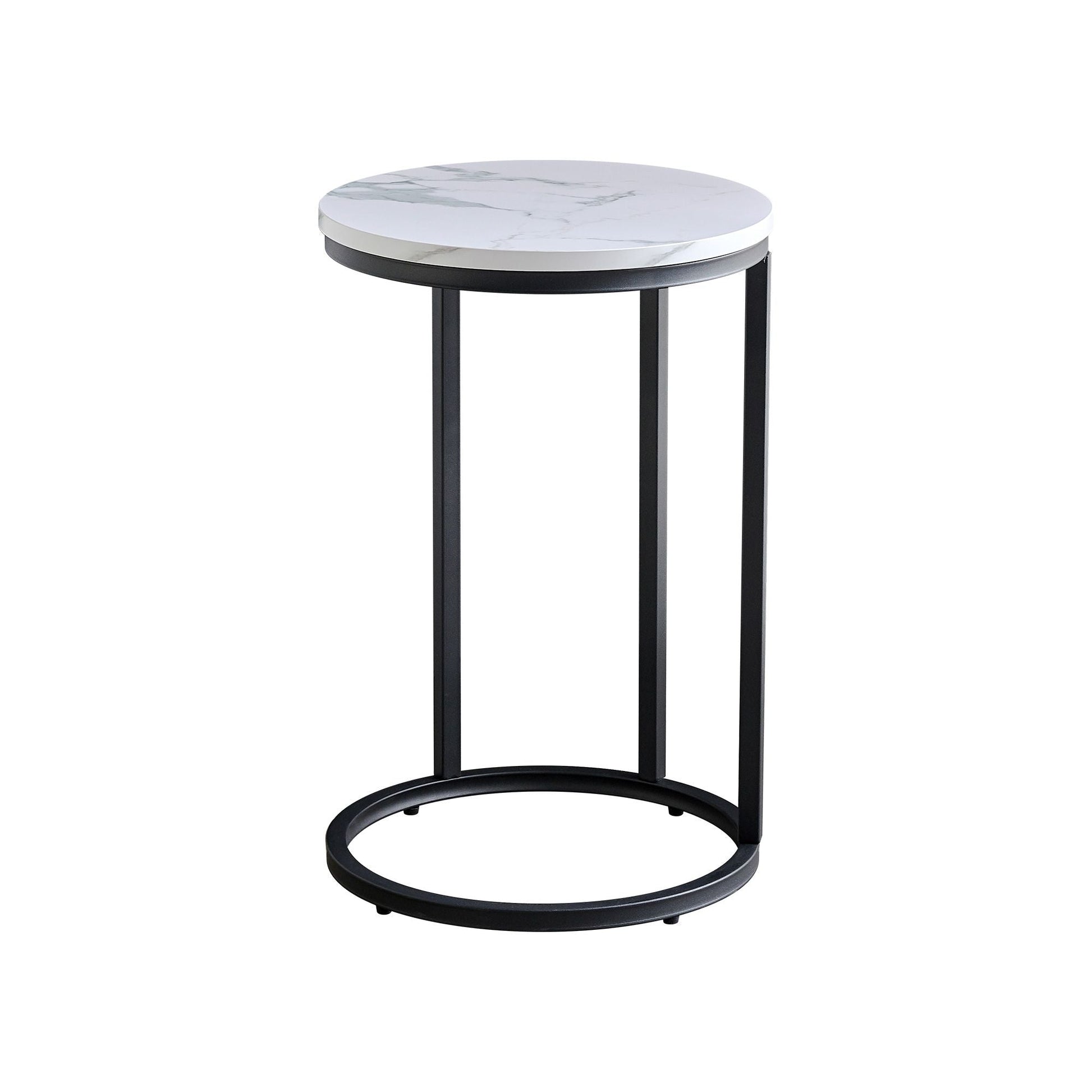 Mid-Century End Table, Black, 22" Wide (view 11)