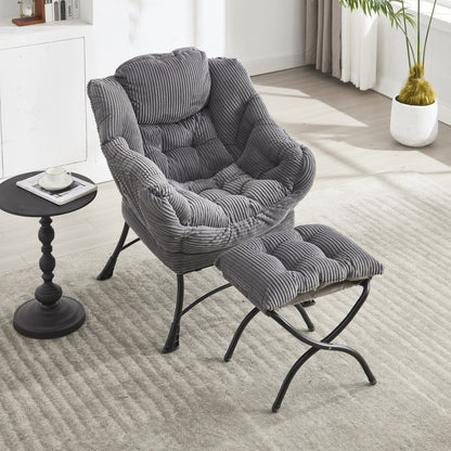 Upholstered 3-Seat Mid-Century Sofa, White (view 2)