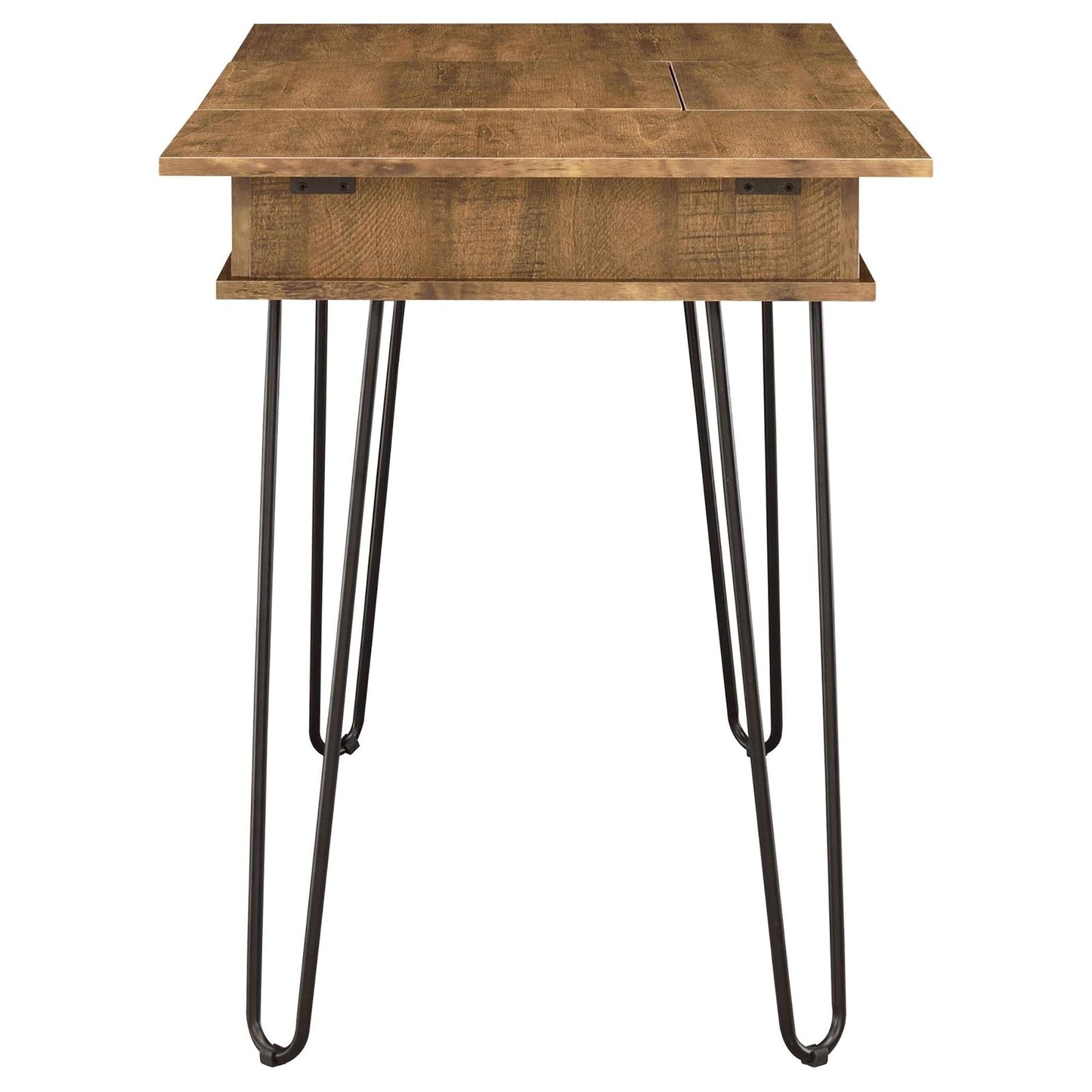 Rustic Amber Writing Desk with 4 Hidden Storages (view 4)