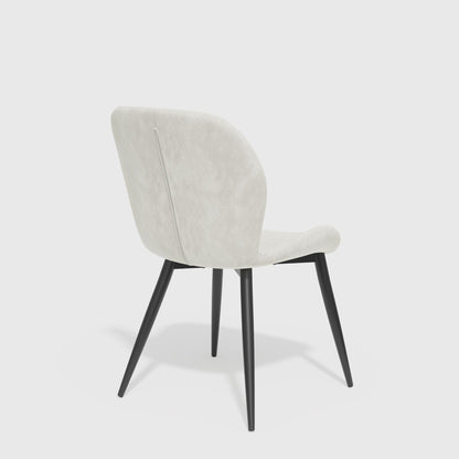 Velvet Mid-Century Dining Chairs, Set of 2, Blue (view 17)