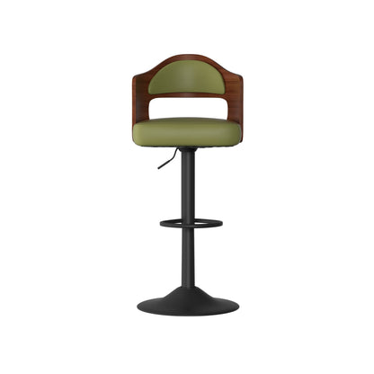Faux Leather Swivel Bar Stools, Set of 2, 18" Wide (view 45)