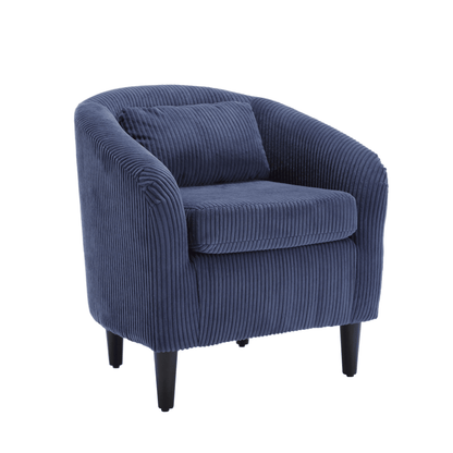 Upholstered 3-Seat Mid-Century Sofa, Black (view 42)