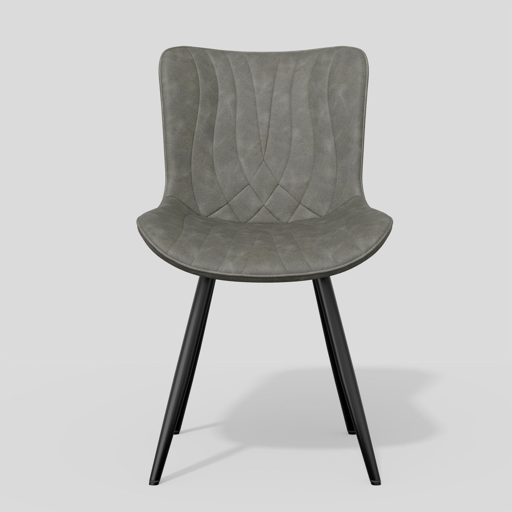 Leather Mid-Century Accent Chair, Beige (view 18)