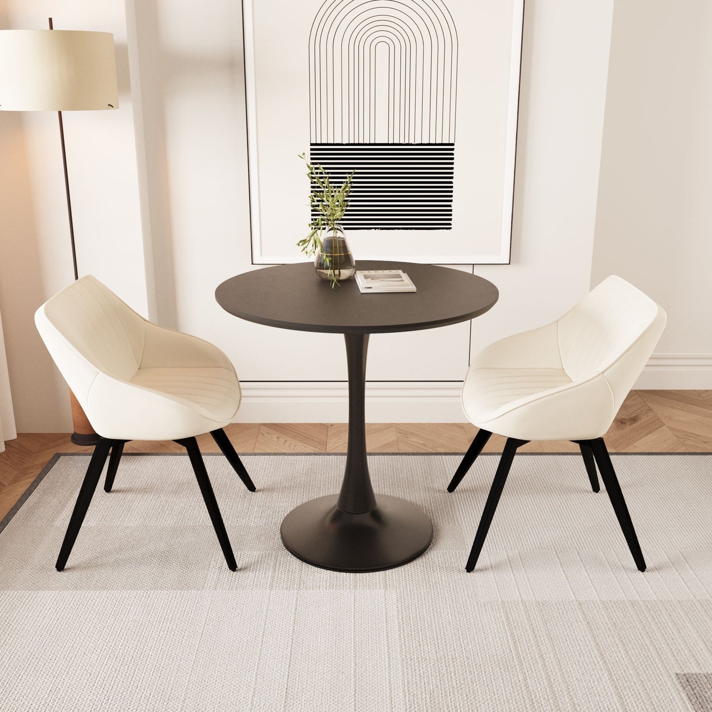 Wood Mid-Century Accent Chair (view 2)