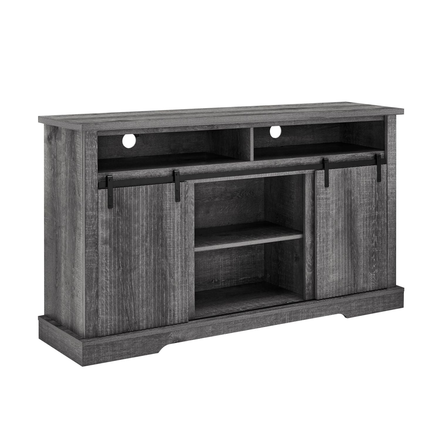 65" TV Mid-Century TV Stand, Gray, 57.9" Wide (view 9)