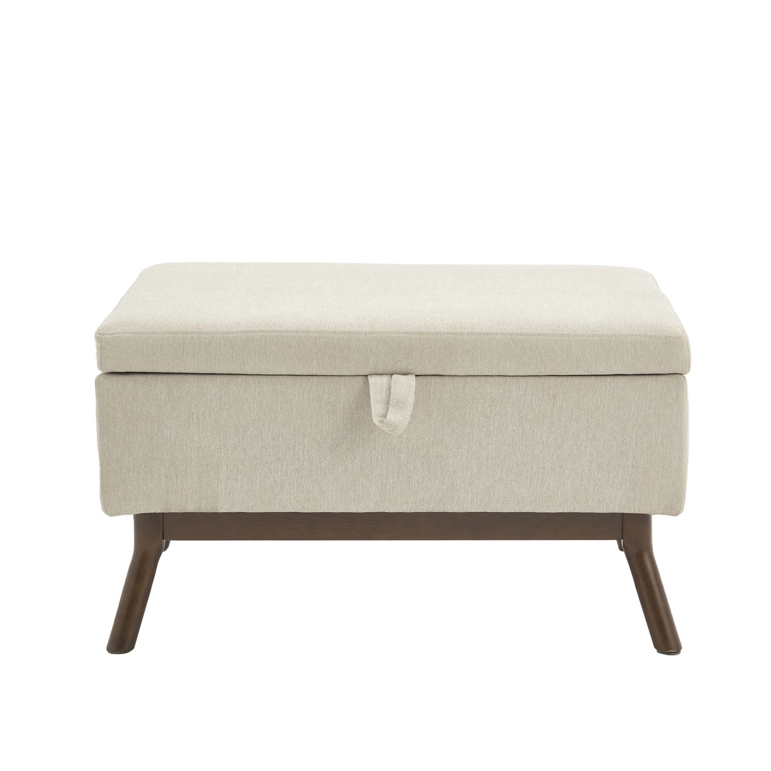 Solid Wood Mid-Century Coffee Table, Brown, 42" Wide (view 18)
