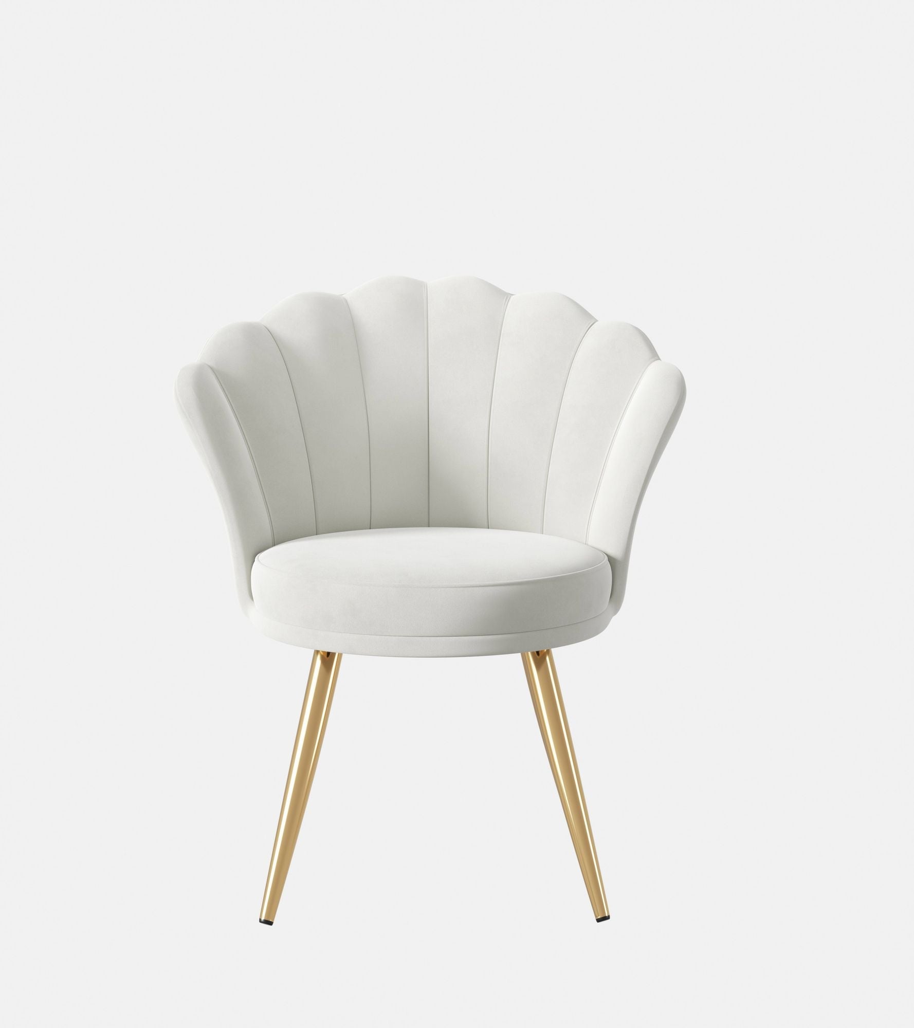 Velvet Mid-Century Accent Chair, Gold (view 52)