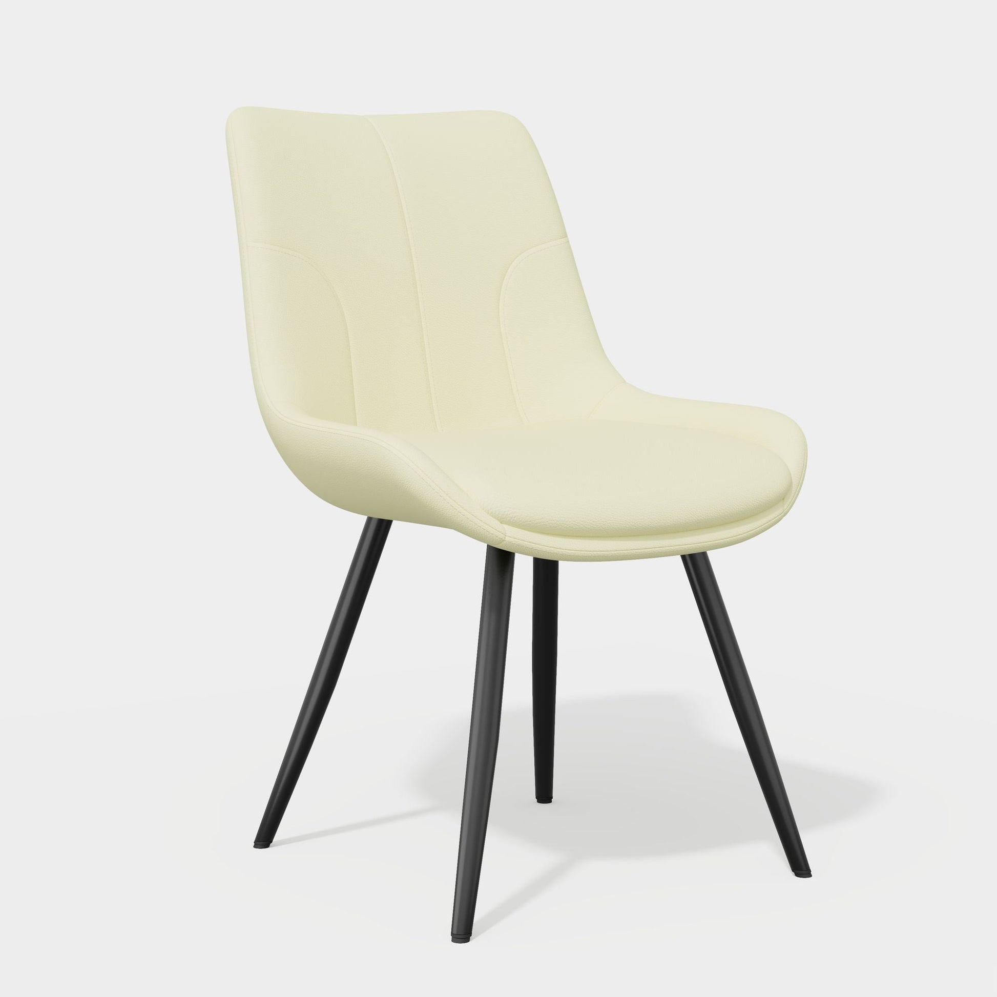 Leather Mid-Century Dining Chairs, Set of 2, 20" Wide (view 23)
