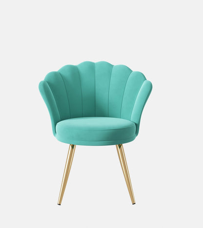 Velvet Mid-Century Accent Chair, Gold (view 62)
