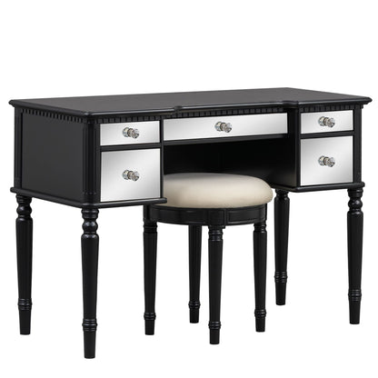 Mid-Century Vanity, Black, 36" Wide (view 12)