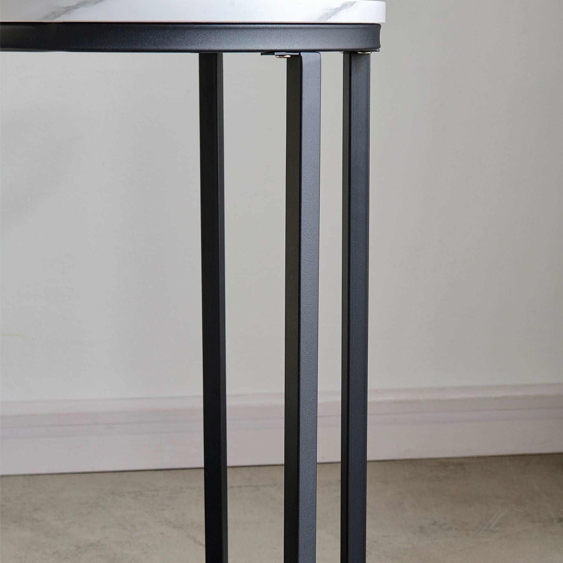 Mid-Century End Table, Black, 22" Wide (view 8)