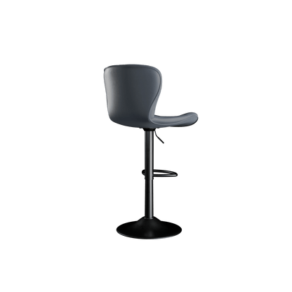 Faux Leather Swivel Bar Stools, Set of 2, Adjustable Height (view 79)