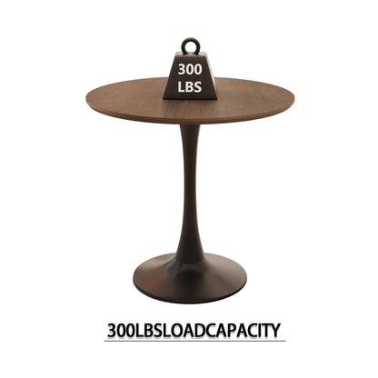 Leather Mid-Century Accent Chair, Black (view 55)