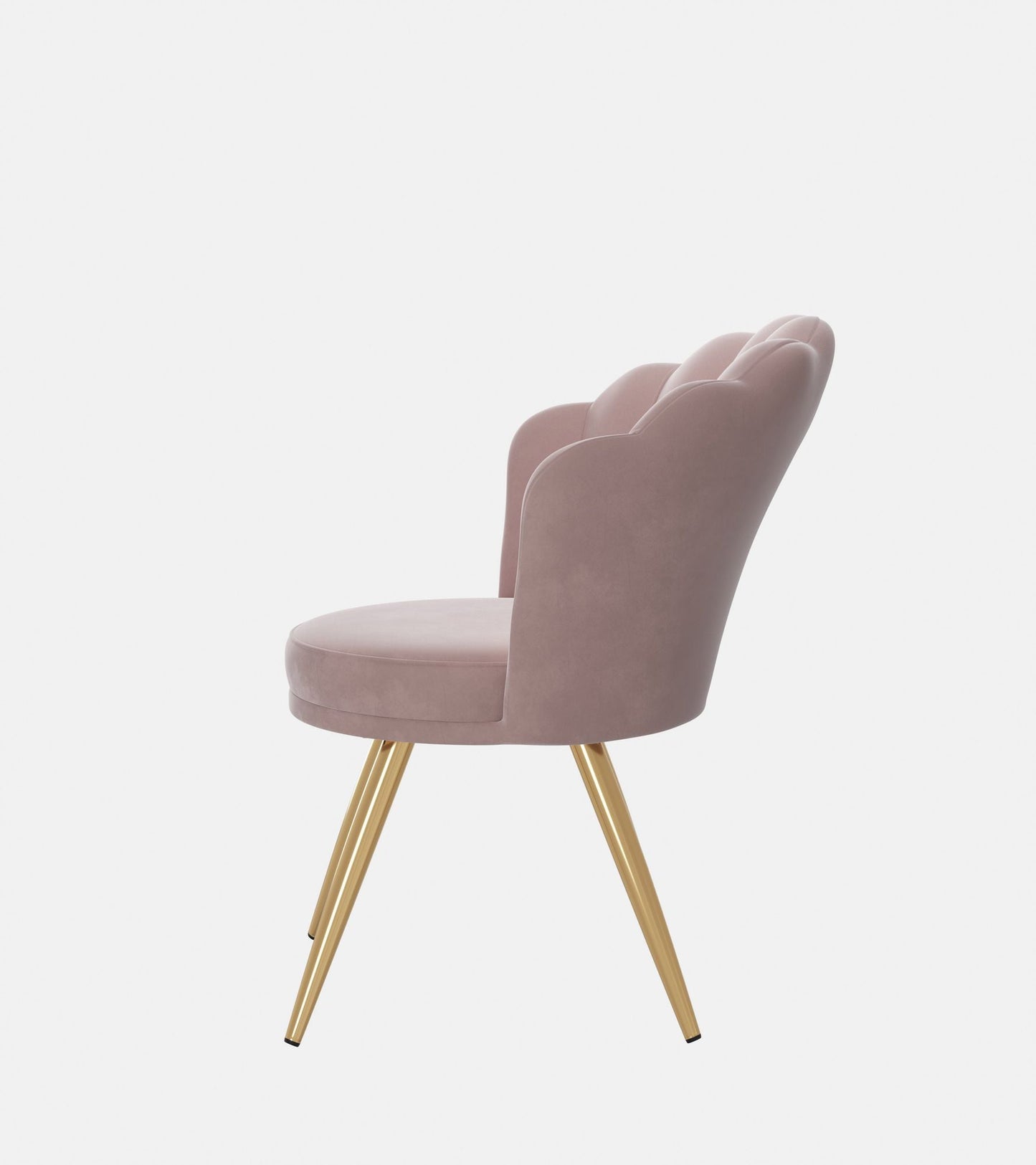 Velvet Mid-Century Accent Chair, Gold (view 29)