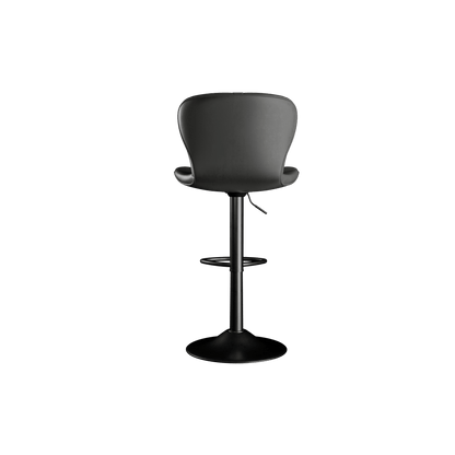 Faux Leather Swivel Bar Stools, Set of 2, Adjustable Height (view 11)