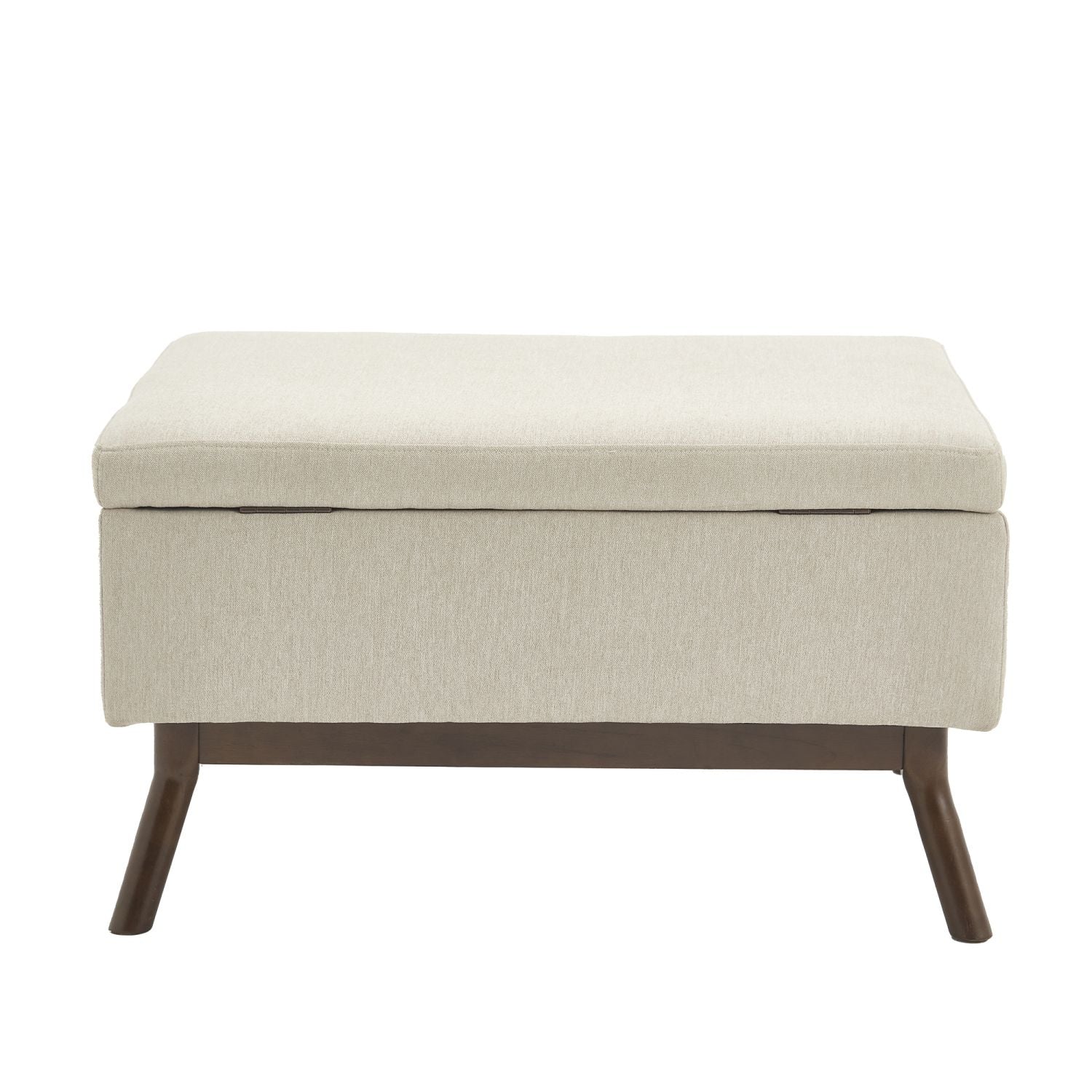 Solid Wood Mid-Century Coffee Table, Brown, 42" Wide (view 17)