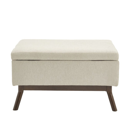 Solid Wood Mid-Century Coffee Table, Brown, 42" Wide (view 17)