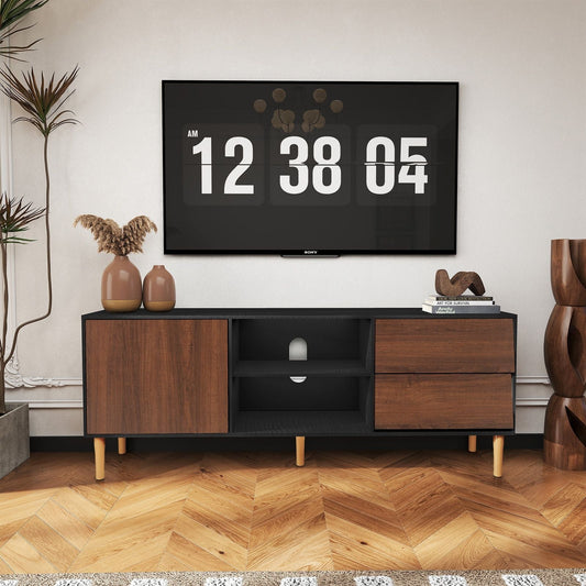 Mid-Century TV Stand, Brown