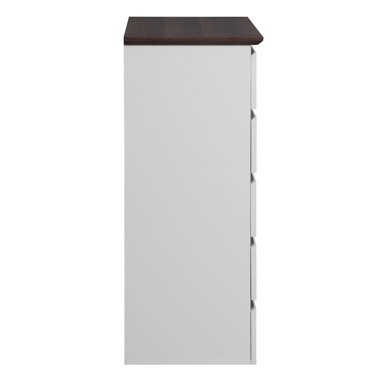 5-Drawer Mid-Century Dresser, White, 60" Wide (view 12)
