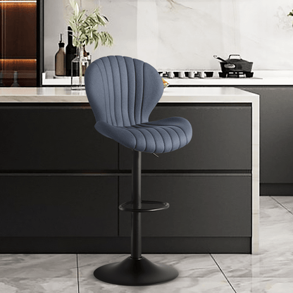 Faux Leather Swivel Bar Stools, Set of 2, Beige (view 101)