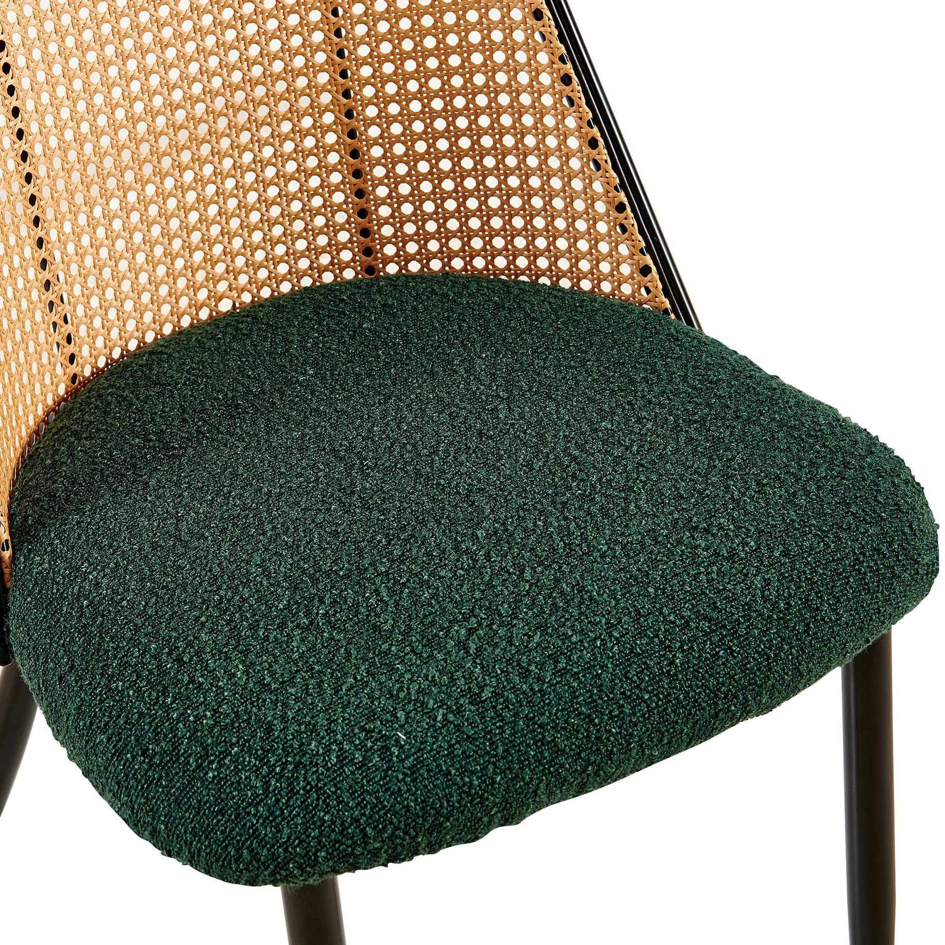 Boucle Mid-Century Dining Chairs, Set of 2, Natural (view 13)
