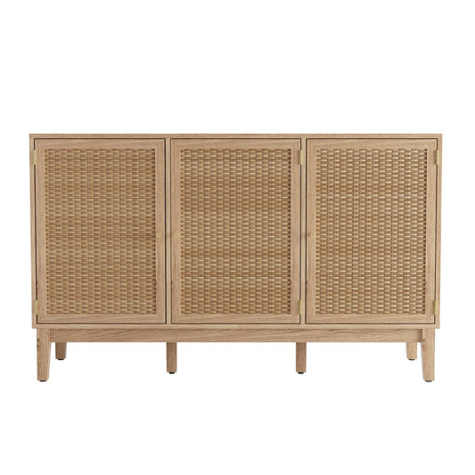 Large Oak-Look Sideboard