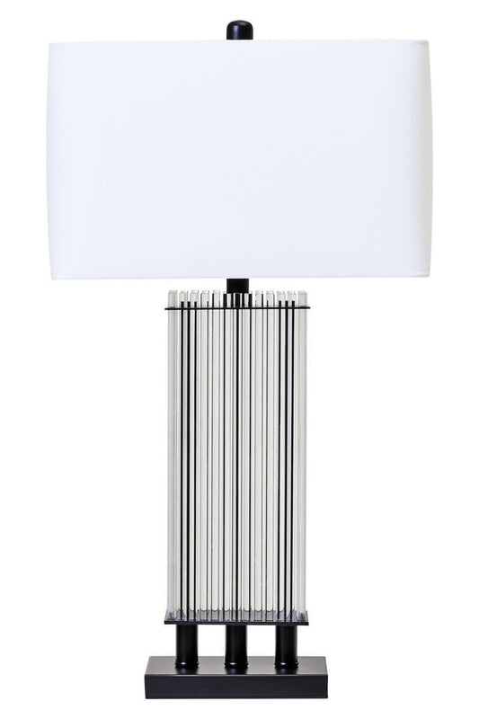 Clear Glass Table Lamp
