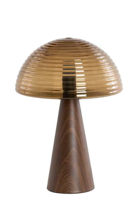 Brown Glass Table Lamp