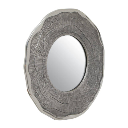 Small Oak-Look Wall Mirror