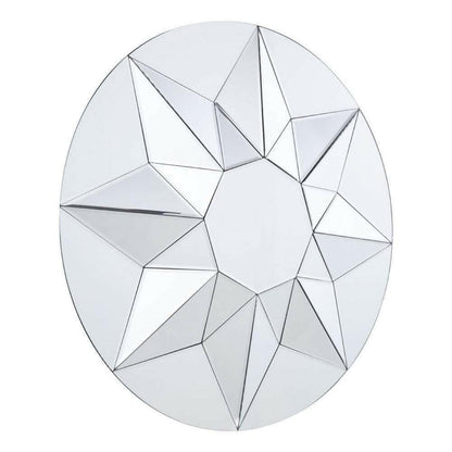 3D Round Wall Mirror, close-up detail