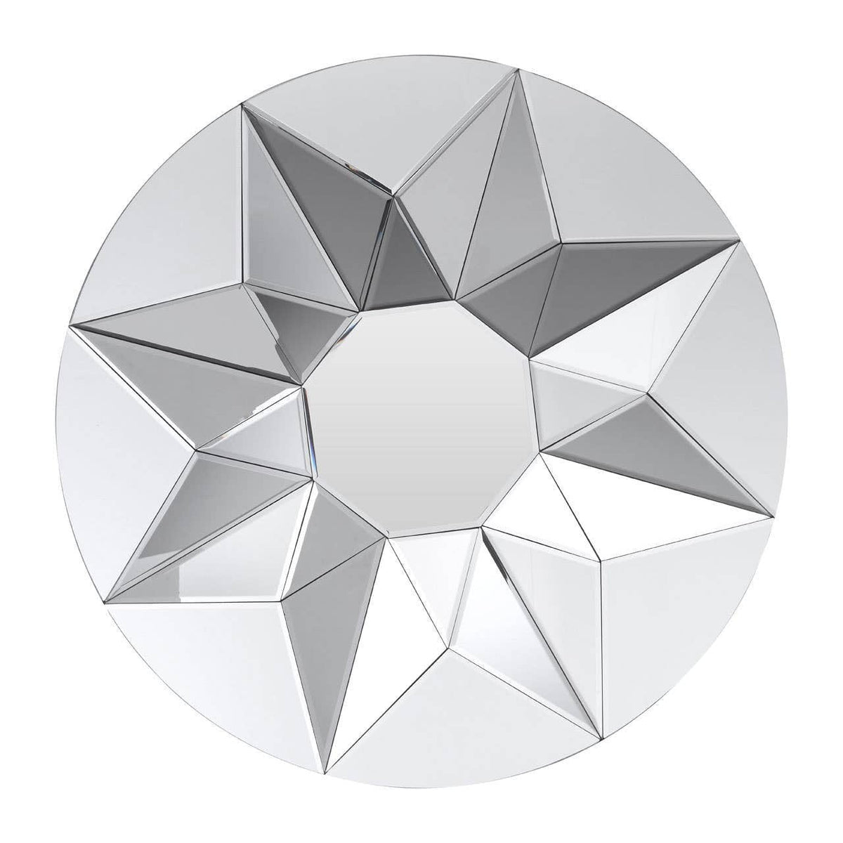 3D Round Wall Mirror, Wanda